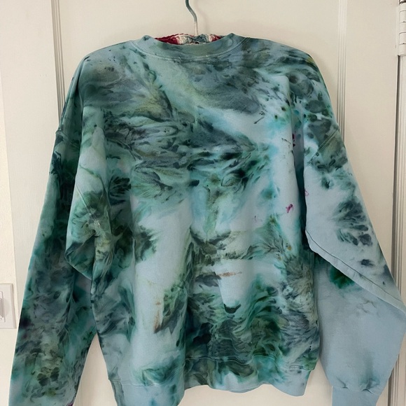 NEW! Anna Joyce Hand Dyed Crewneck Sweatshirt - Picture 2 of 3